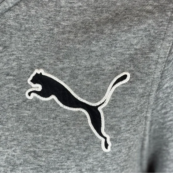 PUMA Men's Track Jacket Full Zip Gray Size L Activewear Style number 833592 - Picture 4 of 10